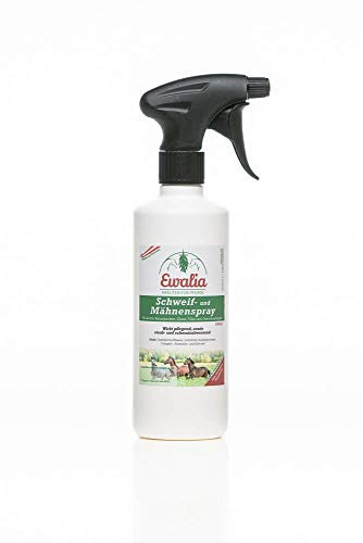 NEU! EWALIA Schweif- und Mähnenspray für Pferde - Für eine königliche Mähne und einen majestätischen Schweif, 100% Natur pur, frei von Zusätzen - 500ml