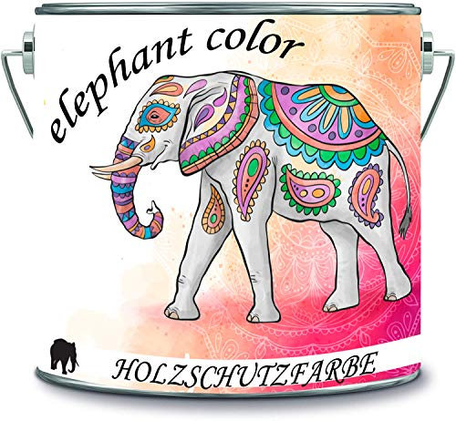 elephant color Träskyddsfärg trälack trälasyr väderbeständig långsiktigt skydd väderskyddsfärg (750 ml, lavendel metallic)