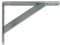 Amig - Regalwinkel Edelstahl | Metallwinkel für Regale | Regalhalterung | Farbe Verzinkt | Maße: 250 x 150 mm | Empfohlenes max. Gewicht: 250 kg