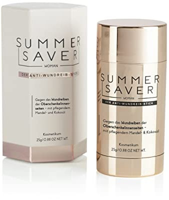 SUMMERSAVER Anti-Wundreib-Stick WOMAN | Langanhaltender & effektiver Schutz vor Wundreibungen, dermatologisch getestet | SUMMERSAVER ist ohne Aluminium, PEG-frei, vegan, tierversuchsfrei