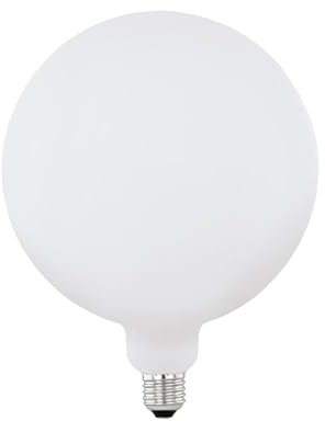Eglo LED E27 dimmerabile, lampadina a globo di grandi dimensioni, 4,5 Watt