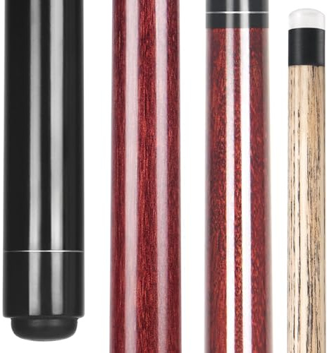 AKLOT Stecca da Biliardo, Battitore Pesante Spunto di Pausa Salto 23~25 oz 1 Pezzo Bastone da Piscina 14 mm Punta in Bachelite per Pause Esplosivi e Salti Senza Sforzoo