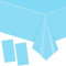 2 Stück Einweg Tischdecke Babyblau Papiertischdeck Roll Kunststoff Party Tischdecken,137*274cm Papiertischdecken Rolle Wasserdichte Tischtuch für Bienen Party,Kindergeburtstag,Hochzeiten,Weihnachten