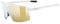 uvex dyrt - Sportbrille für Damen und Herren - großes Sichtfeld - 100% UVA-, B, C Schutz - mirror - white matt/gold mirror - one size