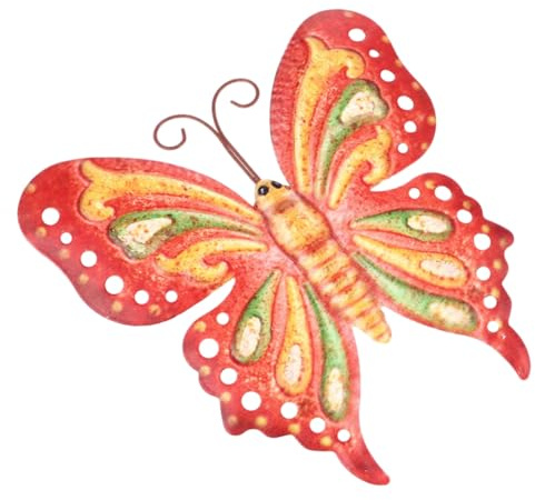Cabilock Decoración de Pared de Hierro Vintage Artesanal Ornamento Metálico Único para Hogar y Jardín Fácil de Colgar Regalo para Amantes del Arte Mural