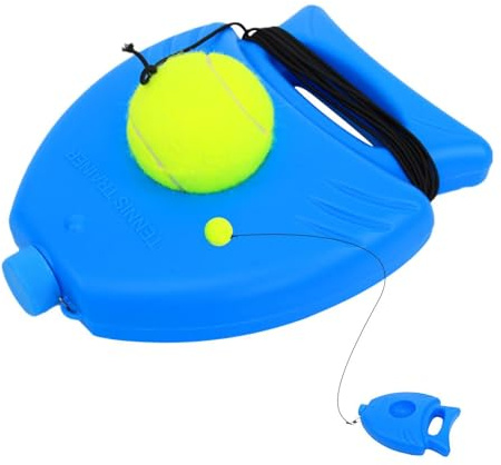 Tennisövningsrebounder med Portabel Snörboll | Tennistränare Med Boll På Snöre Lämplig för vuxna, barn, nybörjare i trädgård, garage, park, skola och på