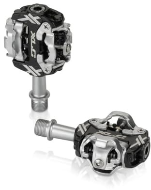 XLC System-Pedal schwarz/Silber One Size