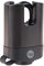Yale Y221B/52/125/1 - Cadenas acier laminé protection thermoplastique 51 mm, anse protégée acier cémenté, 3 clés - Pour garage, portail, abris de jardin..., L.53mm x H.82mm , Noir