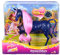 Simba 109483043 - Mia and Me 25cm Sternen Einhorn, Unicorn, Spielpferd mit Sternen am Körper, die im Dunkeln leuchten und Einer Bürste zum Frisieren der Haare, ab 3 Jahren