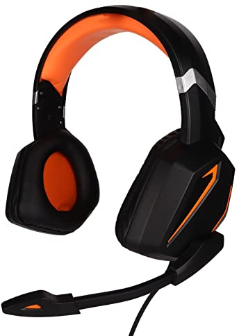 Spelheadset, Surround Sound Professionellt Spelheadset med Mikrofon, Memory Foam Cushion Over Ear-hörlurar, 3,5 Mm Trådbundna Hörlurar, för One PC/Laptop