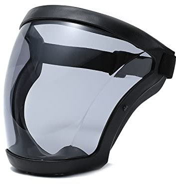 Anti-Fog Protective Full Face Shield-Super HD Reusable Face Protective Cover Adjustable Universal TOKLYUIE