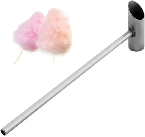Uadme Candy Floss Scoop - 29cm Long-Handle Stainless Steel Sugar Spoon, Durable Candy & Marshmallow Machine Accessory