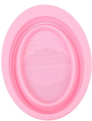 PLAFOPE Silicone Scrubbing Pad for Makeup Brush Cleaning Folding Design for Easy Storage for Travel and Home Use
