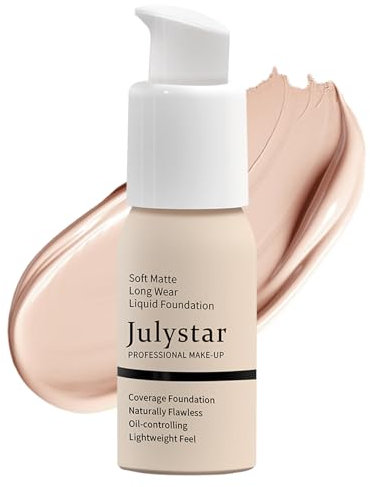 Foundation Make Up, Weich Matt Wasserfest Flüssig Foundation Hohe Abdeckung Concealer Make Up Foundation, Lang Anhaltend Feuchtigkeitsspendend Ölkontrolle Leicht, Den Ganzen Tag Makellos