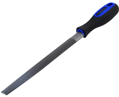 XIAOQENAN Lima in metallo per biciclette, affilatura piatta, levigatura liscia, con manico ergonomico, per riparazione di biciclette