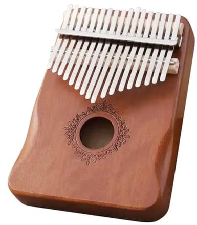YRREATY 17 Tangenter Kalimba Tummpiano Högkvalitativt Trä Mbira Kropp Musikinstrument Nybörjargåva