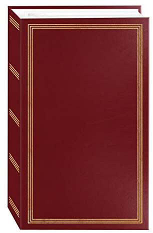 3-ring pocket BURGUNDY album for 504 photos - 4X6