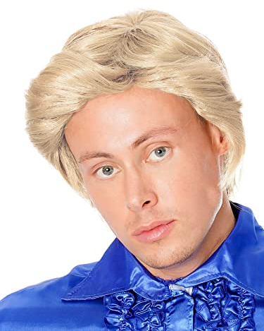 Bristol Novelty BW503 Blond Blandad Tony-peruk, en storlek