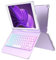 TQQ Clavier pour iPad (7e, 8e et 9e Générations) avec Pavé Tactile de Précision, Clavier Rétroéclairé 10 Couleurs de Type Ordinateur Portable, Rotatif à 360°, Clavier Français AZERTY