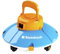 Steinbach Poolrunner Battery Basic 2.0 - Aspirador Limpiafondos de Piscina con Batería para Suelos Planos de hasta 10 m², con Tecnología ''Touch and Reverse'', Tiempo de Funcionamiento de 60 Minutos