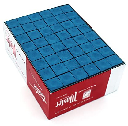 Set di palline da biliardo con gessetti per stecca – 144 gessetti triangolari originali per giochi da biliardo e biliardo