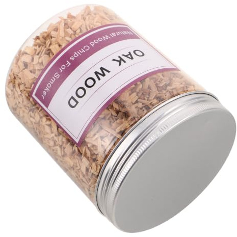 VICASKY Astillas de Madera de Roble Aroma Único para Ahumar Carnes y Cócteles 0,28 LB, Ideales para Ahumadores de Cocina y Uso al Aire Libre