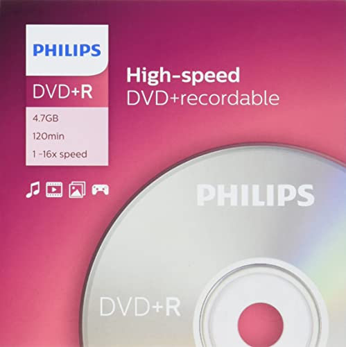 Philips DR4S6J10C 4,7 GB/120 min 16x DVD+R - DVD+RW Virgin