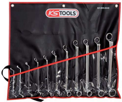 Ks Tools 920.0249 Jeu De Clés Polygonales Contre-Coudées - 11 Pcs