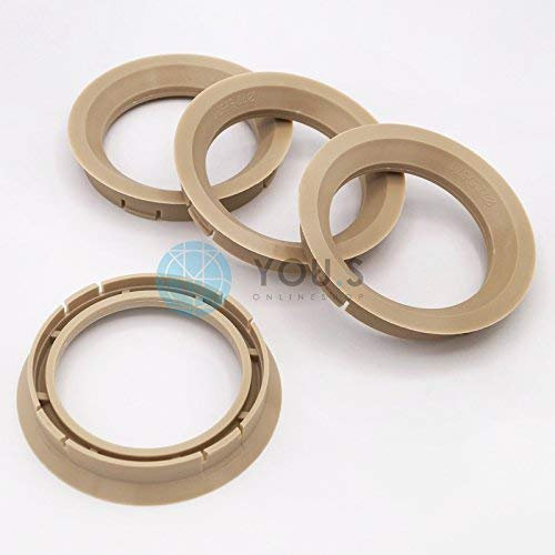 4 x ZENTRIERRINGE DISTANZRING für ALUFELGEN R12 72,5-57,1 mm Alloytec, ASA, ICW, RH Alurad, Smoor, X-Tra Wheels