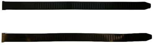 DKN LEISURE 2 x Towing Mirror Rubber Strap - Length 390mm, Width 20mm - EM615