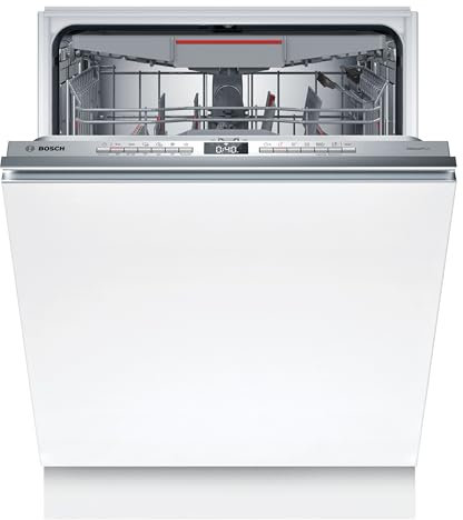 Bosch SMV4ECX27E Serie 4, Lavastoviglie Smart da incasso a scomparsa totale, Cestelli personalizzabili, Indicatore di funzionamento a pavimento, Acciaio a basse emissioni, 60 cm.