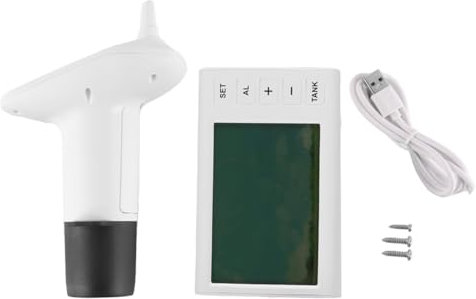 Ieron Misuratore di Livello ad ultrasuoni Misuratore di Livello dell'Acqua Monitor del Livello dell'Acqua Display Digitale Domestico Multifunzionale Serbatoio dell'Acqua