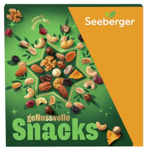 Seeberger Adventskalender 2025 - GeNussvolle Adventszeit - mit 24 unterschiedlichen Snack-Überraschungen