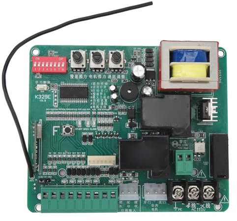Nemeae Reemplazo de la Placa de Control del Operador de Puerta Corrediza, Circuito PCB Principal para Motor de Puerta, Abridor de Puerta Universal con Indicadores
