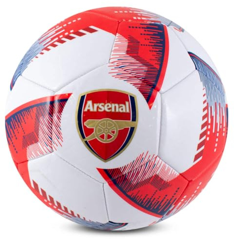 Hy-Pro Ballon de Football sous Licence Officielle Arsenal F.C. - Taille 5, Design Blitz, Marchandise, entraînement, Match, Collection pour Enfants et Adultes
