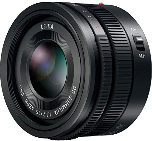 Panasonic LUMIX G Leica DG SUMMILUX Lens, 15MM, F1.7 ASPH, Professional MIRRORLESS Micro Four Thirds, H-X015K (USA Black)
