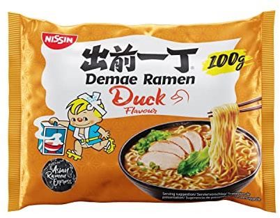 Nissin Nouilles Instantanées Canard Demae 100 g - Pack de 30