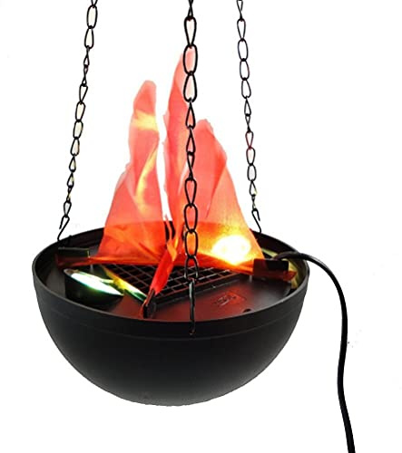 tempo di saldi Lampada Effetto Fuoco Con Fiamma Finta Luci A Led Rosse E Catena A Sospensione