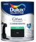 Dulux Valentine Peinture Intérieure Crème de Couleur Cuisine et Salle de Bain - Pièces Humides Murs et Boiseries - Résistant aux taches et à l'humidité - Satin Noir 0,75 L