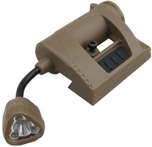 Taktischer Helm Lichtladung, Mpls 4 Umwandlungsmodi Airsoft-Helmlampe Energiesparende Jagd Militär Fast Helm Taschenlampe Outdoor Jagd Taktische Helm Zubehör