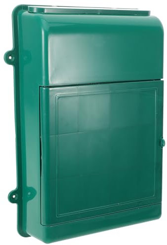 Milisten Boîte Aux Lettres Murale Étanche Boîte à Suggestions Ttres Légère Design Simple Et Pratique Idéale pour Maison Jardin Couleur Verte sans Inscription
