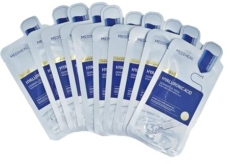 Mediheal Dermaplus Low Molecular Hyaluronic Acid Mask 22 ml x 10EA – Fuktgivande och lämplig för känslig hud