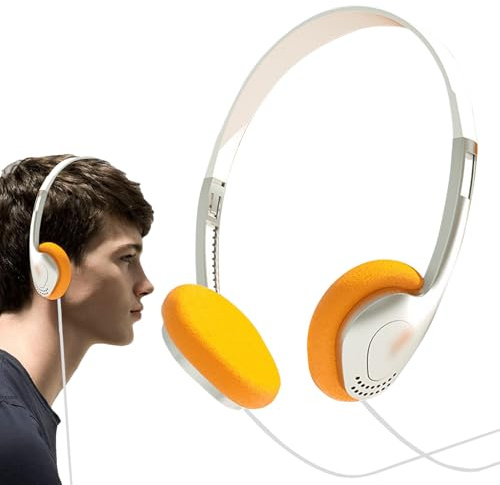 Retro over-ear hörlurar vintage lätt stereo hörlurar | bärbara mini