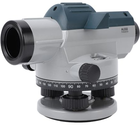 OVAQUIXI Niveau Optique Précis Grossissement 32X avec Amortissement Magnétique pour les Projets D'arpentage classé IP54