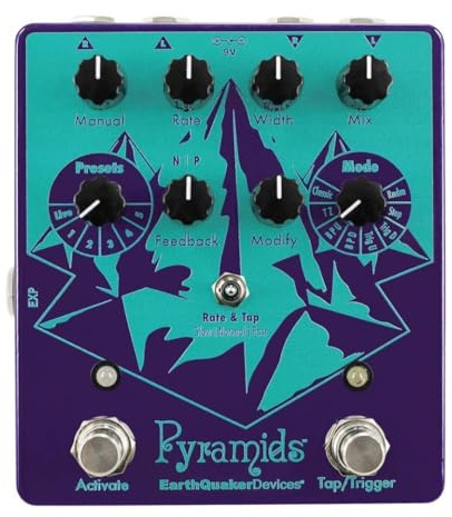 EarthQuaker Devices Pyramids Stereo Flanging Device Guitar Effects Pedal