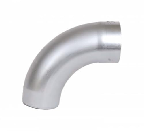 Coude cintré Zinc naturel 85° Ø80