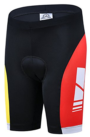 YFPICO - Pantaloncini da ciclismo per bambini, con pantaloncini interni/mountain bike, traspiranti, ad asciugatura rapida, bianco, 146