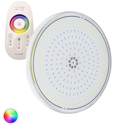 LEDKIA LIGHTING Lampada LED per Piscina RGBW Sommergibile Slim 12V DC 20W IP68 PAR56 Senza Telecomando RGBW