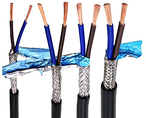 Davitu Wires & Cables - Multi-core shielded cable RVVP20AWG 0.5mm2 3 4 5 6 8 10 12 14 16 20 24 core anti-interference control signal wire - (Length: 20AWG 0.5mm, Specification: 16 cores 3 meters)