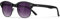 Occhsouo Polarisierte-Halbrahmen-Sonnenbrille-Unisex-Sonnenbrille-Herren-Damen Klassische Retro UV400 Schutz Rechteckig Sonnen brille Metallrahmen Autofahren Reisen(3-Schwarz/Lila)